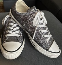 Converse stars silver for sale  Mancelona