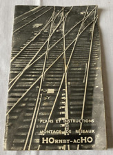 Hornby plans instructions d'occasion  Paris XX