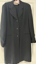 Wallis black coat for sale  GRANTHAM