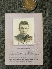 Tessera fascismo mvsn usato  Tribiano
