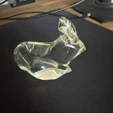 Ornament glass rabbit for sale  PRESTON