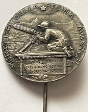 Distintivo corpo mitraglieri usato  Valenza