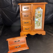 Vintage wooden jewellery for sale  LONGHOPE