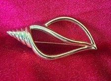 Trifari seashell brooch for sale  WYMONDHAM