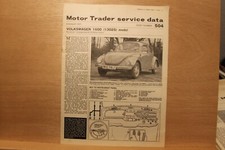 Dados de serviço de comerciante de motor originais VW VOLKSWAGEN BEETLE 1600 1302S (1971) No504 comprar usado  Enviando para Brazil