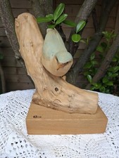 Wooden sculpture wading for sale  VERWOOD