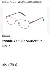 Escada vesc86 540k99 gebraucht kaufen  Abentheuer, Leisen, Schwollen