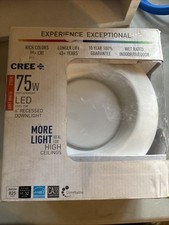 Downlight embutido Cree Lighting 6” LED 75W regulável branco macio 2700K comprar usado  Enviando para Brazil