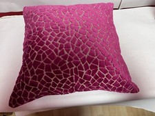 18" Dark Magenta Velour Throw Pillow, usado comprar usado  Enviando para Brazil
