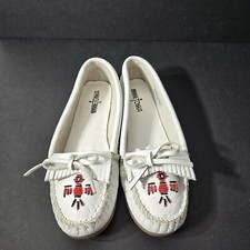 Minnetonka moccasins white for sale  Rapid City