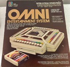 Consola de sistema de entretenimiento Milton Bradley OMNI funcionando con caja original segunda mano  Embacar hacia Mexico