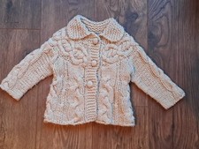 Strickjacke jäckchen creme gebraucht kaufen  Ratzeburg-Umland