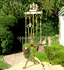 Brass companion set for sale  BRIDGNORTH