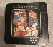 Usado, 2008 DISNEY ALL ABOARD DISNEYLAND RAILROAD JUMBO PIN MICKEY ARTISTA EM DESTAQUE LE50 comprar usado  Enviando para Brazil