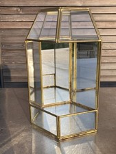Vintage brass glass for sale  CAMBRIDGE