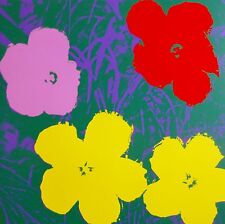 ANDY WARHOL FLORES DE PAPOULA DOMINGO B. MORNING SILK-SCREEN 11.65 POP ART, CERTIFICADO DE AUTENTICIDADE comprar usado  Enviando para Brazil