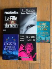 Lot livres thrillers d'occasion  Poissy