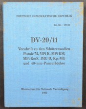 Ddr nva dienstvorschrift gebraucht kaufen  Bernsdorf