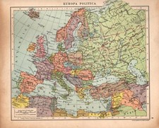 Politica carta geografica usato  Lecco