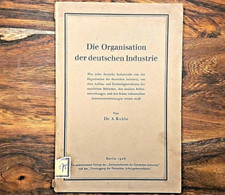 Rganisation deutschen industri gebraucht kaufen Rganisation deutschen industri gebraucht kaufen  Monheim