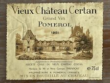 vieux chateau certan d'occasion vieux chateau certan d'occasion Toul