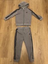 Adidas grey tracksuit for sale  LONDON