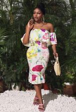 Floral dress bodycon for sale  STOKE-ON-TRENT