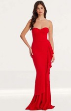 Vestido maxi Dress The Population feminino vermelho RRP £250 comprar usado  Enviando para Brazil