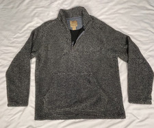 Pulôver Telluride Clothing Co masculino médio forrado Sherpa quarto de zíper - Cinza comprar usado  Enviando para Brazil