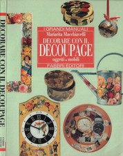 Decorare con decoupage. usato  Italia