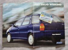 Depliant FIAT PALIO WEEKEND Auto Brochure Italia ORIGINALE Coll.Privata comprar usado  Enviando para Brazil