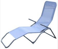 Grey sun lounger for sale  WALSALL