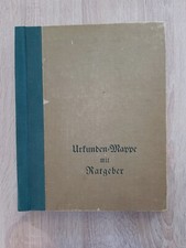 Uralte dokumentenmappe urkunde gebraucht kaufen  Öhringen