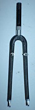 Garfo de bicicleta de estrada de corrida de carbono 700c 11/8" sem rosca 190mm cascalho remetente rápido EUA comprar usado  Enviando para Brazil