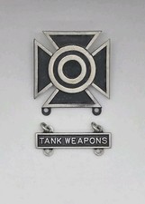 Broche distintivo medalha atirador armas tanque exército esterlina Segunda Guerra Mundial comprar usado  Enviando para Brazil
