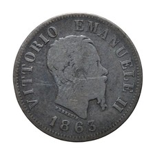 Centesimi 1863 valore usato Centesimi 1863 valore usato  Piacenza