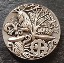 Médaille bronze argenté d'occasion  Plémet
