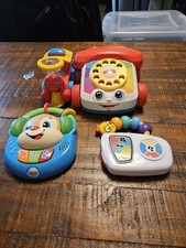 Lote de 4 peças de brinquedos para bebês alguns Fisher Price vintage e 1 bebê Einstein comprar usado Lote de 4 peças de brinquedos para bebês alguns Fisher Price vintage e 1 bebê Einstein comprar usado  Enviando para Brazil