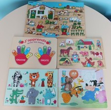 Lot puzzle enfant d'occasion  La Meignanne
