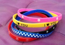 Set braccialetti silicone usato  Boves