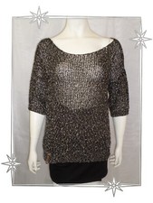 Pull fantaisie marron d'occasion  Foix