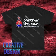 Novo Design Sherwin-Williams Logotipo Acabamentos Automotivos Camiseta Engraçada Tamanho P a 5XL comprar usado  Enviando para Brazil