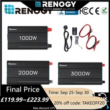 Renogy 1000w2000w3000w pure for sale  MANCHESTER