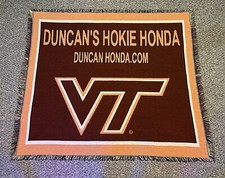 Virginia tech throw for sale  Wake Forest