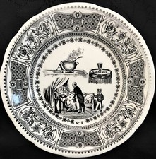 Gien assiette parlante d'occasion  Lorient