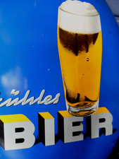 Blechschild kühles bier gebraucht kaufen  Wesendorf