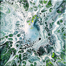 Acrylbild riginal fluid gebraucht kaufen  Berlin