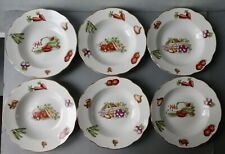 Assiettes creuses décor d'occasion  Mortrée