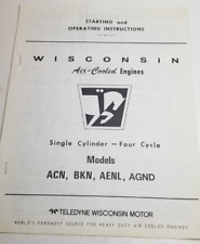 Wisconsin engine single for sale  Dunlap