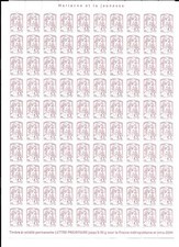 Planche 100 timbres d'occasion  Neuville-en-Ferrain